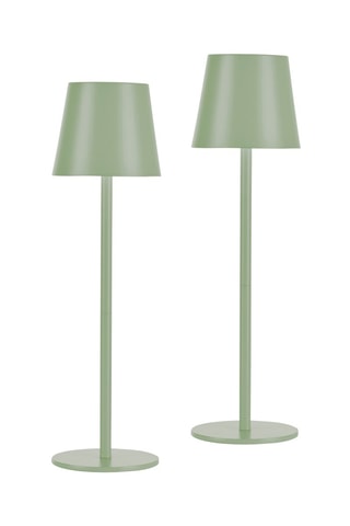 2 Ledtafellampen Buria - Zeegroen - 2,5 W