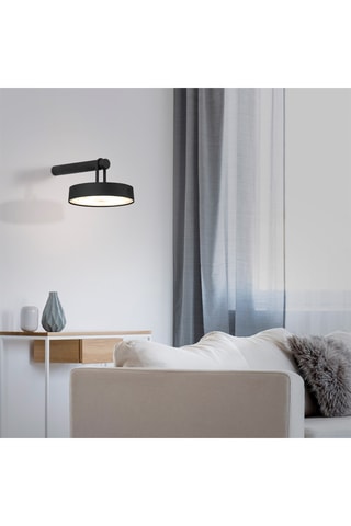 Ledwandlamp - Zwart - 1,5 W