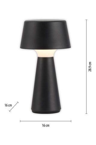 Ledtafellamp - Zwart - 3 W