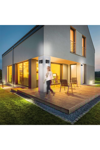 Ledwandlamp - Zwart - 1,25 W