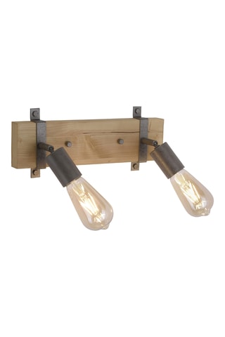 Plafondlamp - Naturel - 2 x 40 W - Klasse G