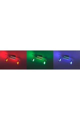 Plafoniera LED - Argentato - 2 x 3 W - Classe F