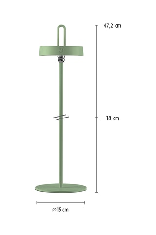 Ledtafellamp - Groen - 1,5 W