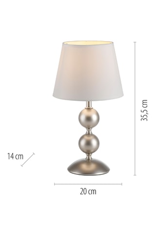 Tafellamp - Zilverkleurig - 25 W