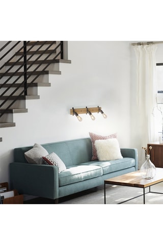 Plafondlamp - Naturel - 3 x 40 W