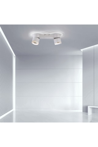 Plafoniera LED - Bianco - 2 x 15 W