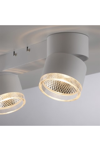 Plafoniera LED - Bianco - 2 x 15 W