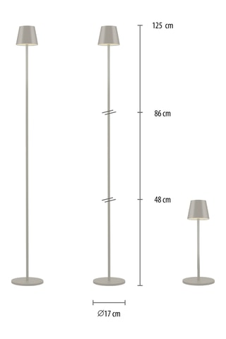 Ledstaanlamp Wit - 2,5 W