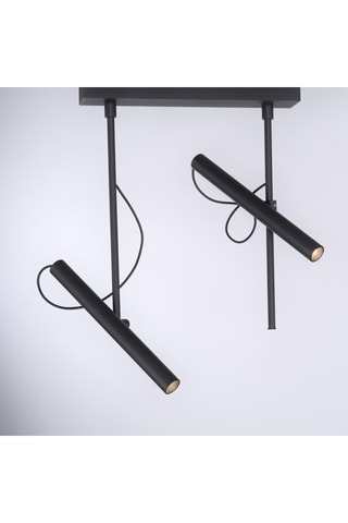 Plafoniera LED - Nero - 2 x 6 W