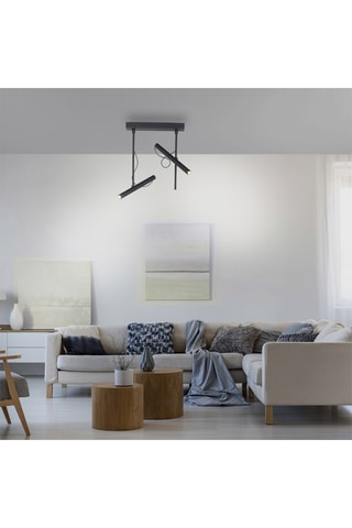 Plafoniera LED - Nero - 2 x 6 W