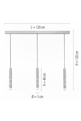 Suspension LED - Argenté - 4,5 W