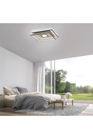 Plafoniera LED - Nero - 45 W