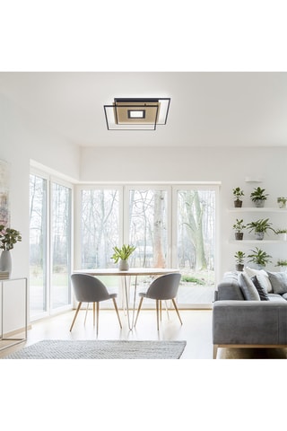 Plafoniera LED - Nero - 45 W