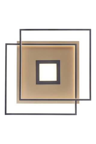 Plafoniera LED - Nero - 45 W