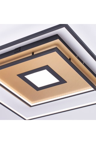 Plafoniera LED - Nero - 45 W