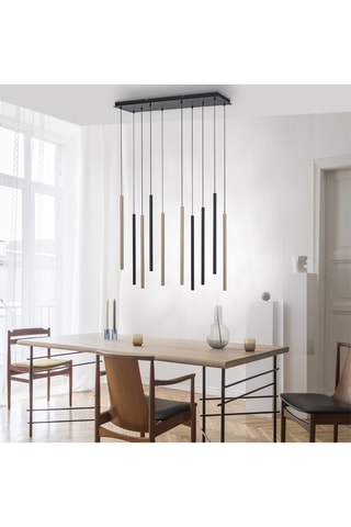 Ledhanglamp - Zwart - 12 x 4,2 W