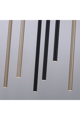 Ledhanglamp - Zwart - 12 x 4,2 W