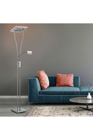 Lampadaire LED - Argenté - 16 W