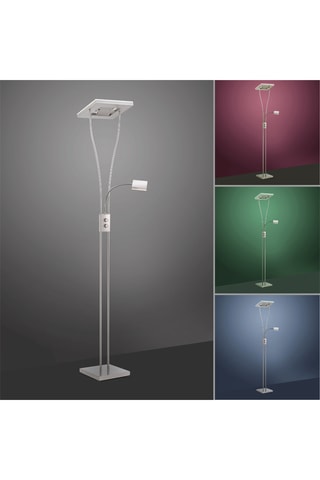 Lampadaire LED - Argenté - 16 W