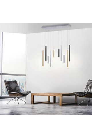 Ledhanglamp - Grijs - 11 x 3,3 W