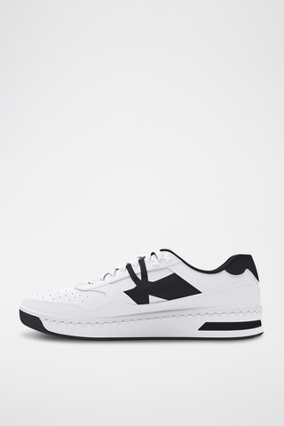 Baskets en cuir - Blanc et noir