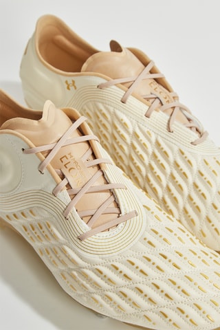 Chaussures de football Elite 3 - Ecru et doré