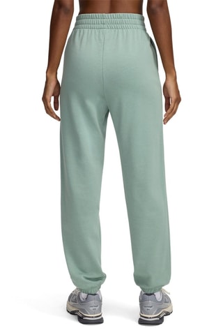 Calças de cintura alta - Verde-água