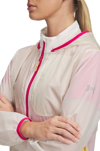 Veste de running à capuche - Blanc