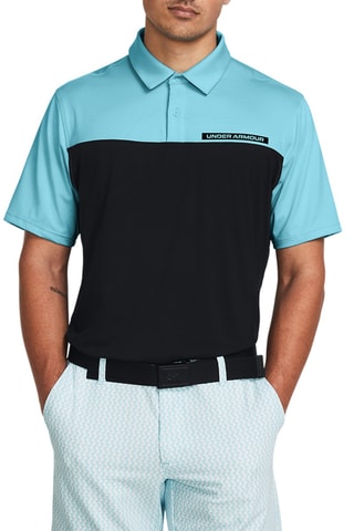 Polo - Noir et turquoise