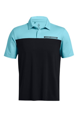 Polo - Noir et turquoise