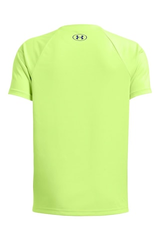 T-shirt Tech Split Wordmark - Jaune fluo
