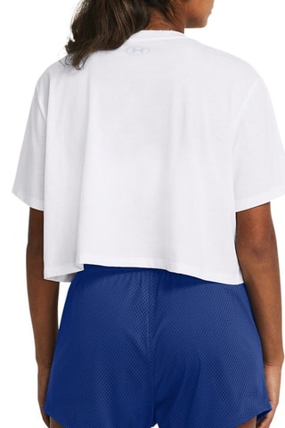 T-shirt cropped Boxy - Blanc