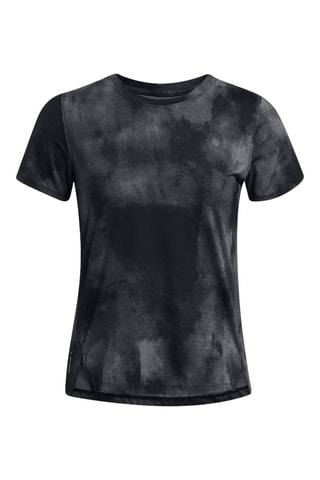 T-shirt de running tie and dye - Noir