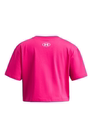 T-shirt cropped - Rose foncé