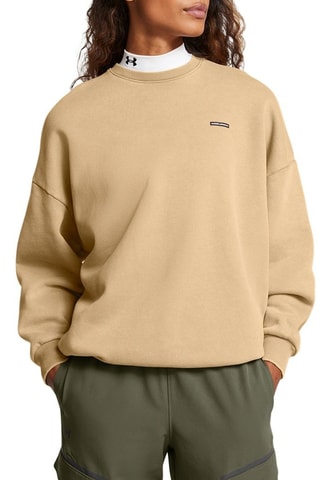 Sweat oversize polaire Icon - Marron