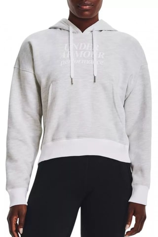 Sweat à capuche Essential Script - Blanc - Under Armour