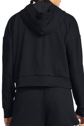 Sweat à capuche Journey Rib - Noir