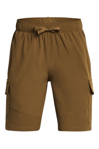 Short regular Pennant Woven Cargo - Marron