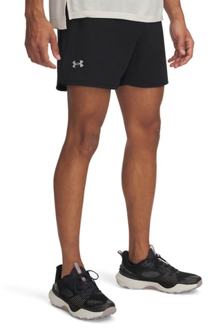 Short de running taille haute - Noir