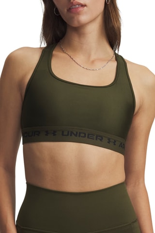 Brassière d’entrainement push-up Crossback - Vert olive