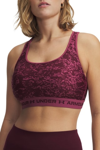 Brassière de sport push-up Crossback - Bordeaux