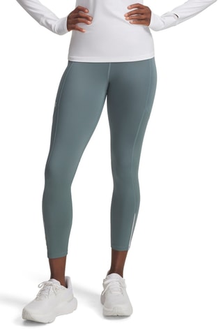 Legging de running taille haute Launch - Bleu canard