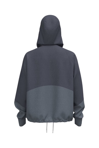 Coupe-vent à capuche Rival Woven - Gris foncé