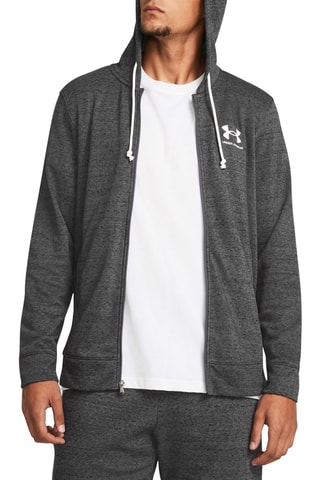 Sweat polaire à capuche  Rival Terry - Gris foncé chiné