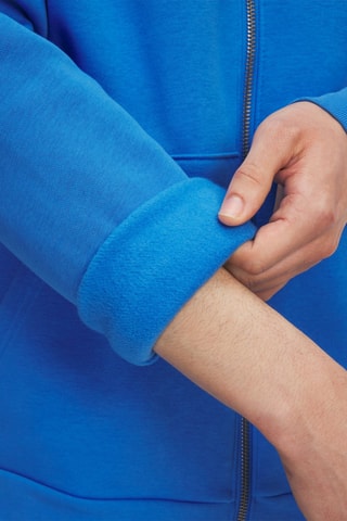 Sweat polaire à capuche Icon - Bleu roi