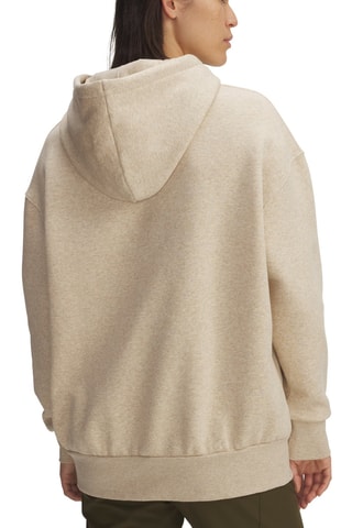 Sweat polaire à capuche  Icon Fleece- Beige clair chiné