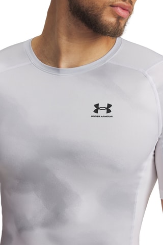 T-shirt d’entraînement dip and dye Heatgear - Blanc