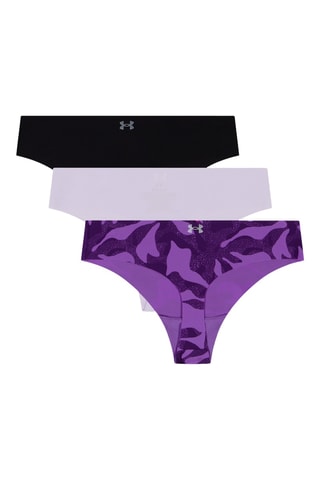 3 tangas d’entraînement Essential Stretch - Violet