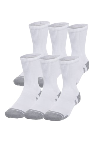 6 paires de chaussettes Performance Tech - Blanc et gris