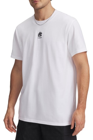 T-shirt de basquetebol Stephen Curry - Branco